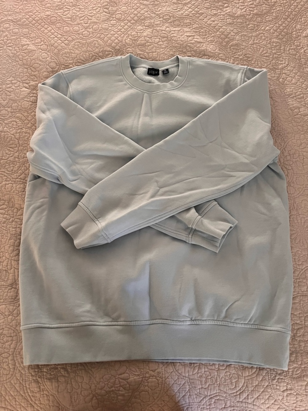 J. Crew Pale Blue Crewneck Sweatshirt